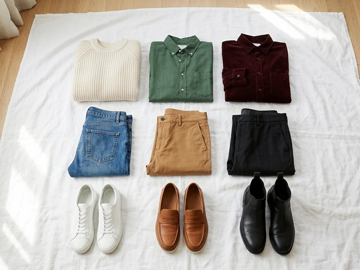 Mastering the 3 3 3 Rule for Minimalist Outfits - capsule wardrobe christmas outfit ideas