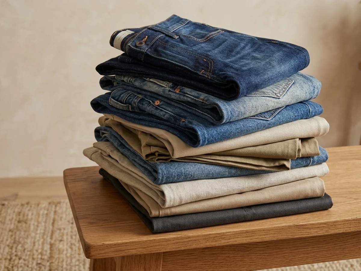 Essential Bottoms and Denim Staples - capsule wardrobe ideas