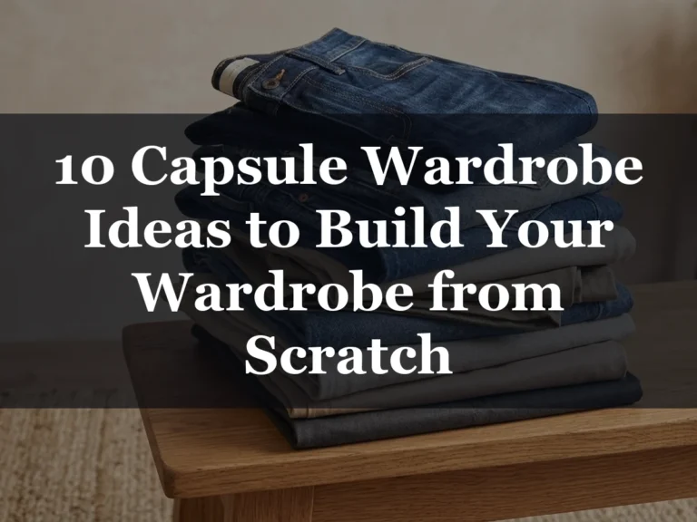 10 Capsule Wardrobe Ideas to Build Your Wardrobe from Scratch - capsule wardrobe ideas