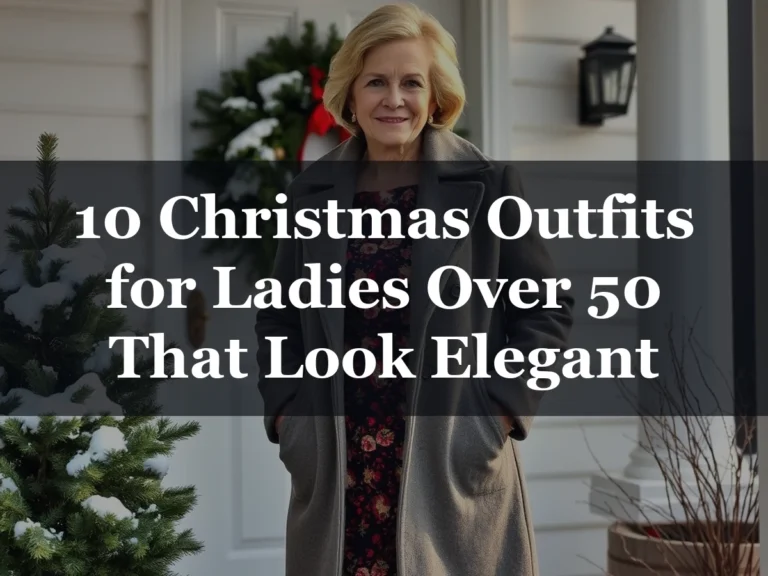10 Christmas Outfits for Ladies Over 50 That Look Elegant - christmas outfits for ladies over 50