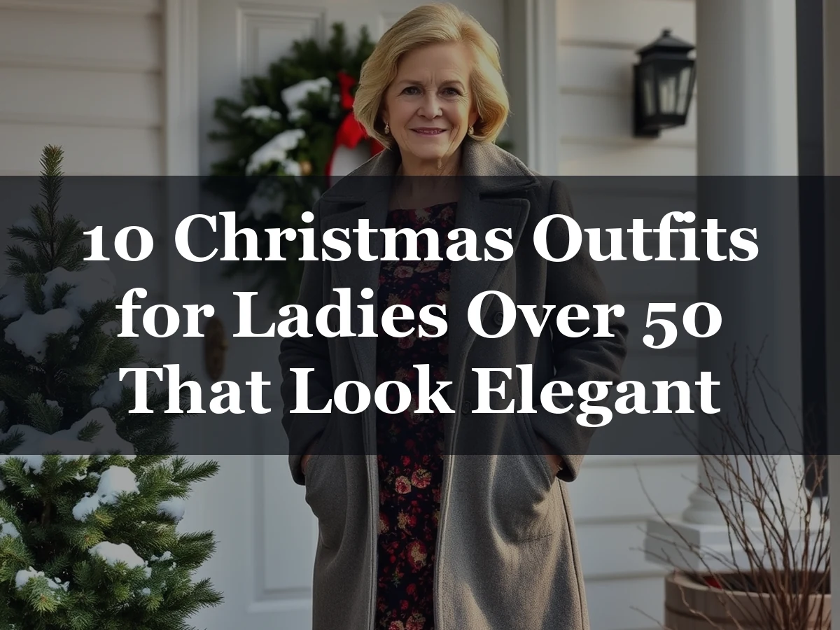 10 Christmas Outfits for Ladies Over 50 That Look Elegant - christmas outfits for ladies over 50