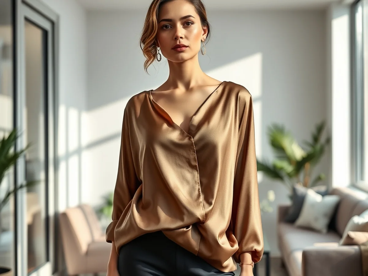 Draping Styles That Flatter - flattering tops