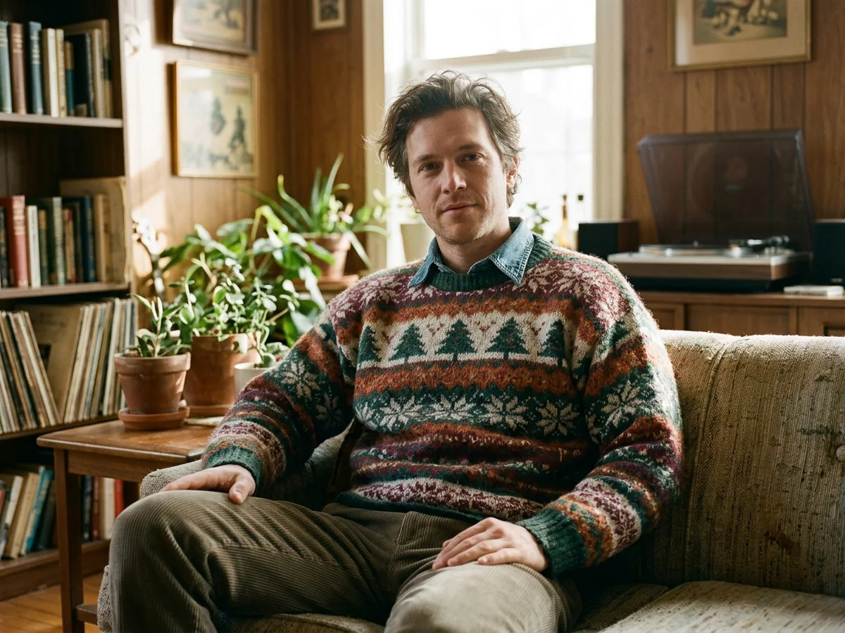 Thrifted Vintage Sweater Outfits - outfits with an ugly christmas sweater