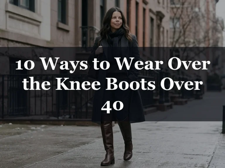 10 Ways to Wear Over the Knee Boots Over 40 - over the knee boots over 40