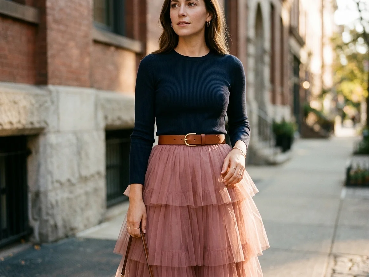 Defining Your Waist with Belts and Accessories - tulle skirt outfit