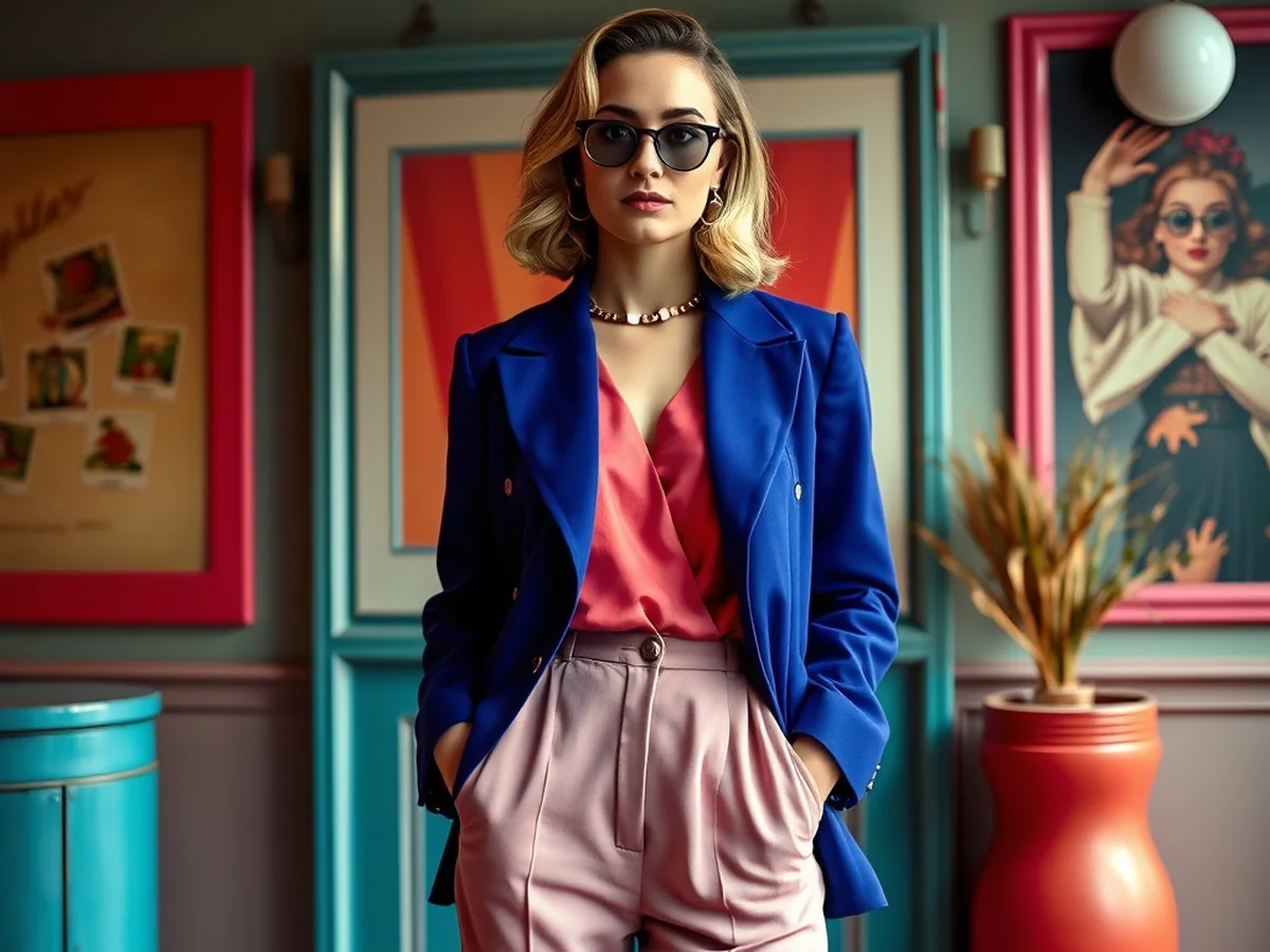 Color-Clashing and Bold Vintage Trends in Winter Styling - winter party outfit ideas