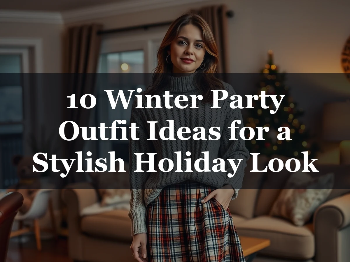 10 Winter Party Outfit Ideas for a Stylish Holiday Look - winter party outfit ideas